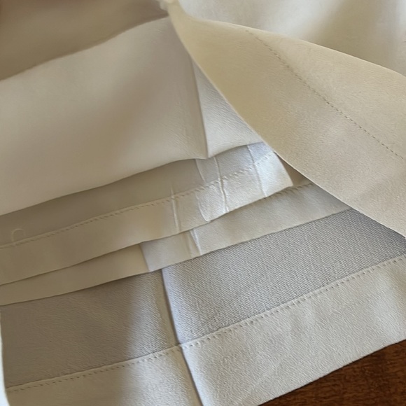 Eileen Fisher Silk Georgette Crepe Cropped Pant Size L - Picture 10 of 13